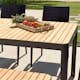 Matgrupp LifestyleGarden Portals 210 cm med 5 Lite Stolar och Bänk