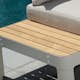 Loungegrupp LifestyleGarden Portals Light 2-sits med Sidobord Utomhus