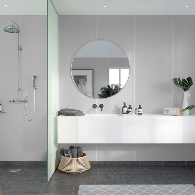 Våtrumsskiva Fibo 11x620x2400 Light Grey 2090-M10 EM