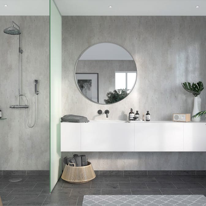 Våtrumsskiva Fibo Cracked Cement 2204-L00S