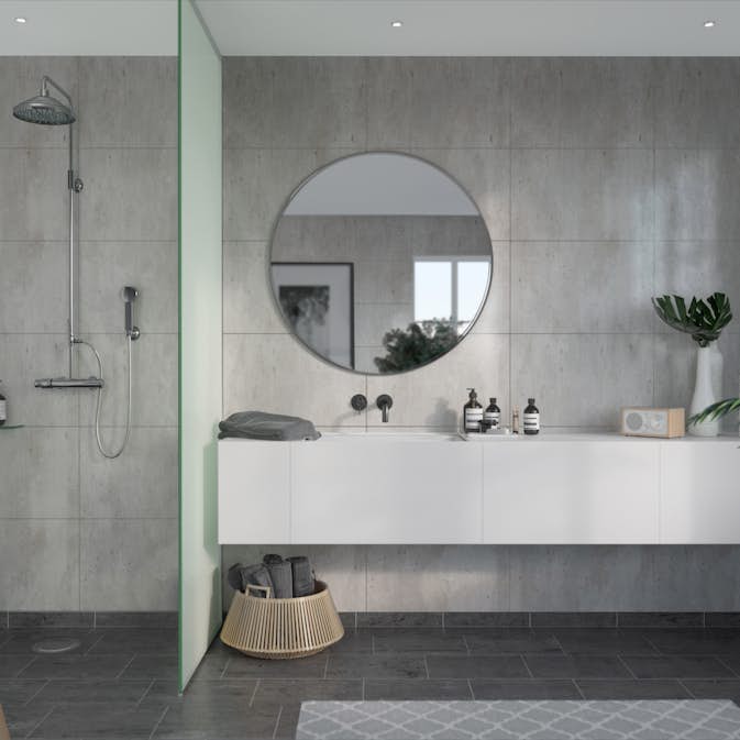 Våtrumsskiva Fibo Cracked Cement 2204-M6040S