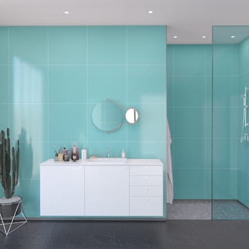 Våtrumsskiva Fibo Aquamarine 2212-LM6060HG