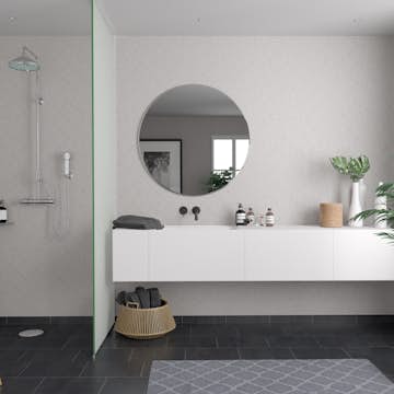 Våtrumsskiva Fibo Terrasso Light 4001-M72 S