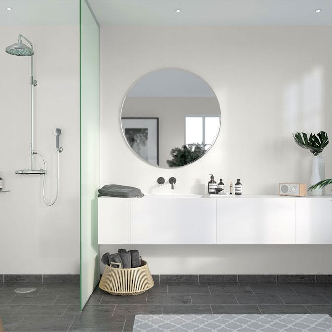 Våtrumsskiva Fibo White Slate 4091-F00 SL