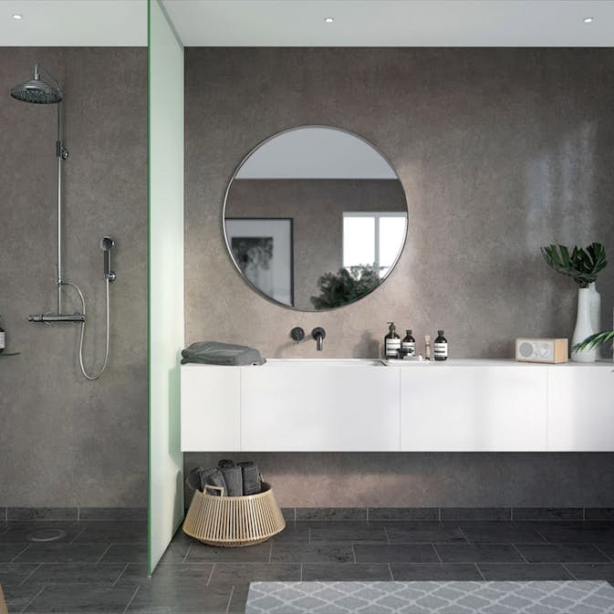 Våtrumsskiva Fibo 5746 S Grey Sand