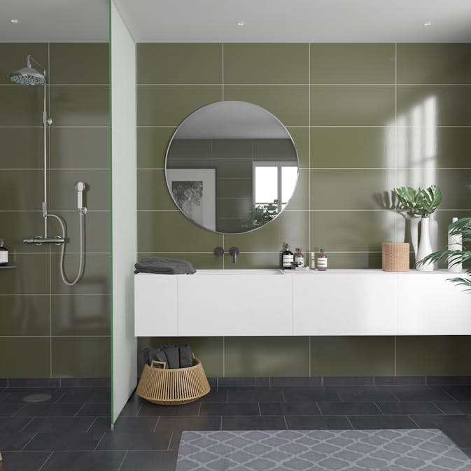 Våtrumsskiva Fibo Camo Green 5207-M6030 HG