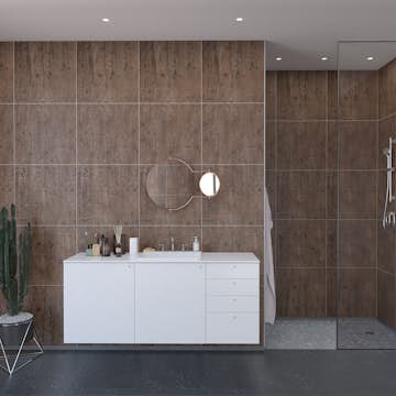 Våtrumsskiva Fibo Rough Wood 7969-LM6060SC