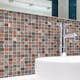Kristalmosaik Arredo Blank Exclusive Stone Autumn Röd 1,5x1,5 cm
