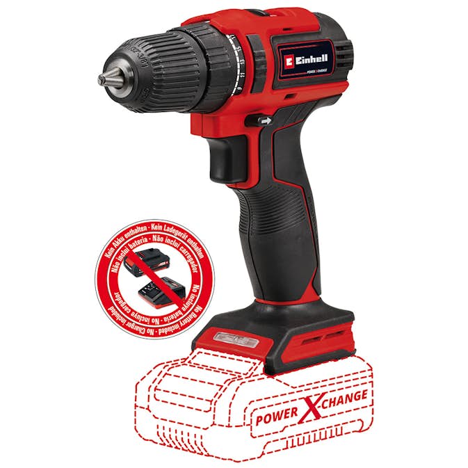 Borrskruvdragare Einhell TE-CD 18/40 BL Solo