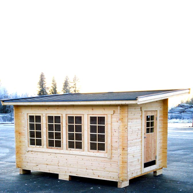 Friggebod/Spiketält Sorselestugan inkl. Förgård 12 m2