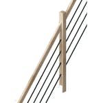 Räcke Dolle Helsinki Svart/Ek