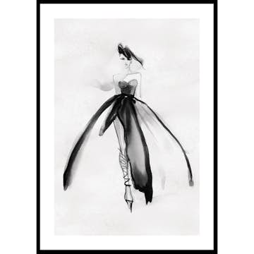 Poster Gallerix Watercolor Dress