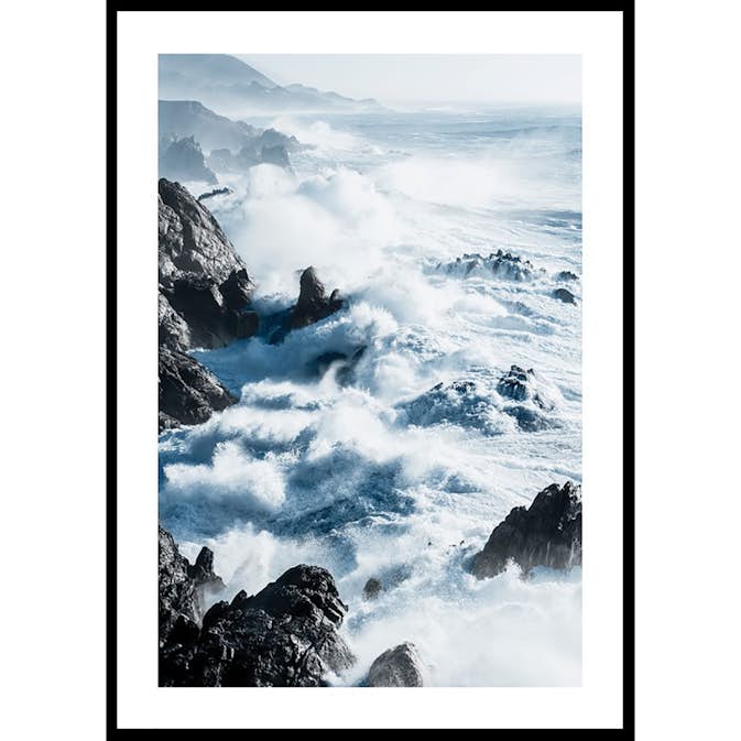 Poster Gallerix Pacific Ocean Coastline