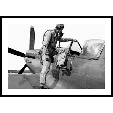 Poster Gallerix Spitfire Pilot