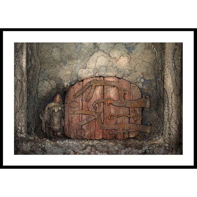 Poster Gallerix Bergaporten By John Bauer