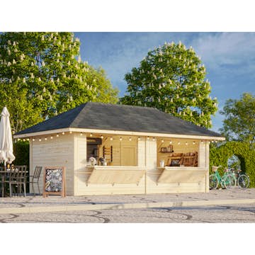 Kiosk Palmako Bianca 16,6 m2 Set 111