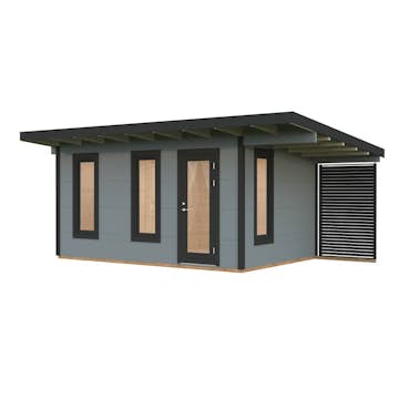 Trädgårdshus Palmako Grace 13,4+4,1 m2