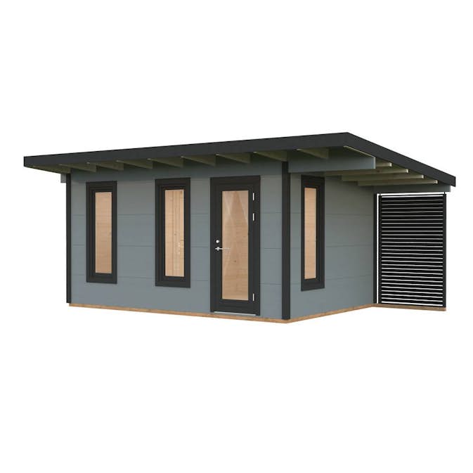 Trädgårdshus Palmako Grace 13,4+4,1 m2