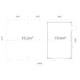 Garage Palmako Roger med Carport 53,1 m2