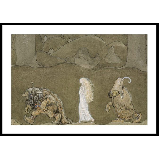 Poster Gallerix The Princess And The Troll By John Bauer