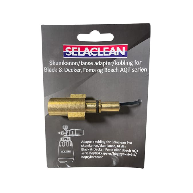 Högtryckskoppling Selaclean För Black & Decker/Foma/Bosch AQT serien 1/4 tum inv