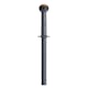 Skaft Vikan Teleskopskaft Aluminium m/Klicksystem Ø29 mm 1235-1770 mm