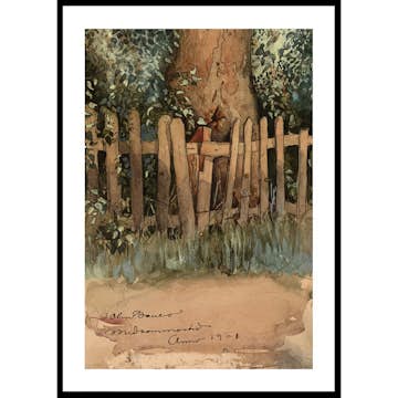 Poster Gallerix Midsommartid By John Bauer