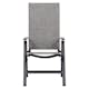 Positionsstol Outfit Lise Ställbar & Hopfällbar Trädgårdsstol, Grå/Svart