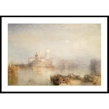 Poster Gallerix Dogana and Santa Maria By William Turner