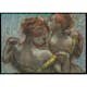 Poster Gallerix Two Dancers Half-length By Edgar Degas