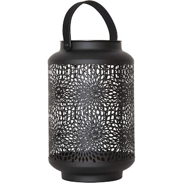 Solcellsdekoration Star Trading Mandala Svart