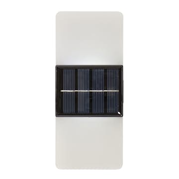 Solcell Vägglykta Star Trading Wally Frost LED