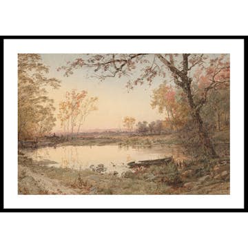 Poster Gallerix Hastings On Hudson By Jasper F Cropsey