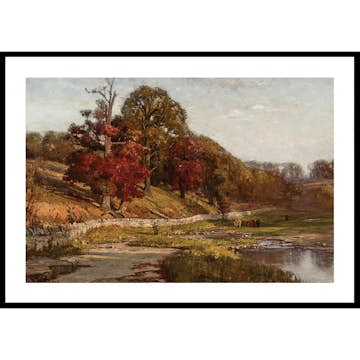 Poster Gallerix Oaks of Vernon By Theodore Clement Steele