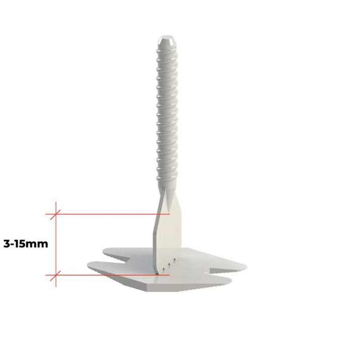 Hurricane Nivåskruv 1 mm 250 st