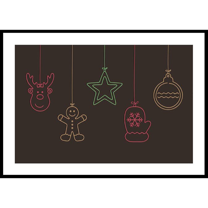Poster Gallerix Kids Christmas Decorations