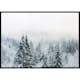 Poster Gallerix Snow Covered Forest