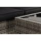 Loungegrupp Comfort Garden Bahamas 4-sits Utebord med Hylla Utomhus