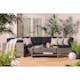 Loungegrupp Comfort Garden Bahamas 5-sits Hörnsoffa med Utebord Utomhus