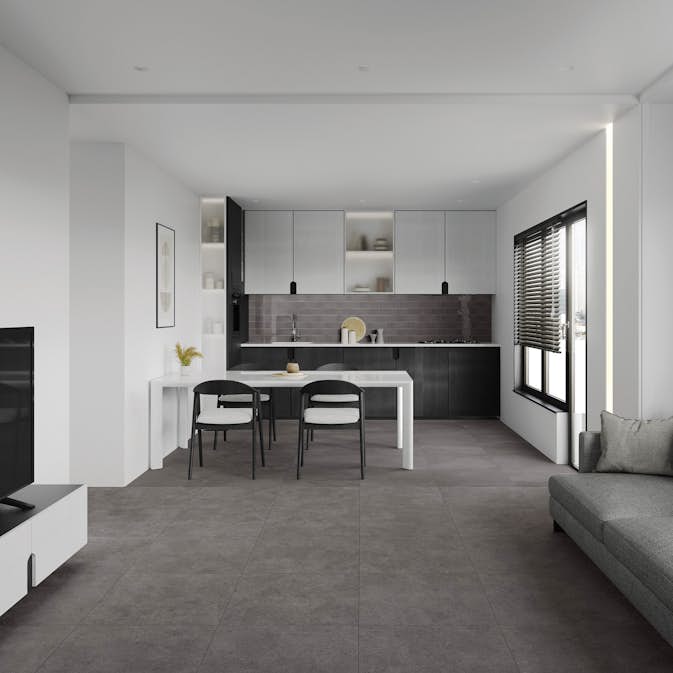 Klinker Arredo Flow Cement Coal 60x60 cm