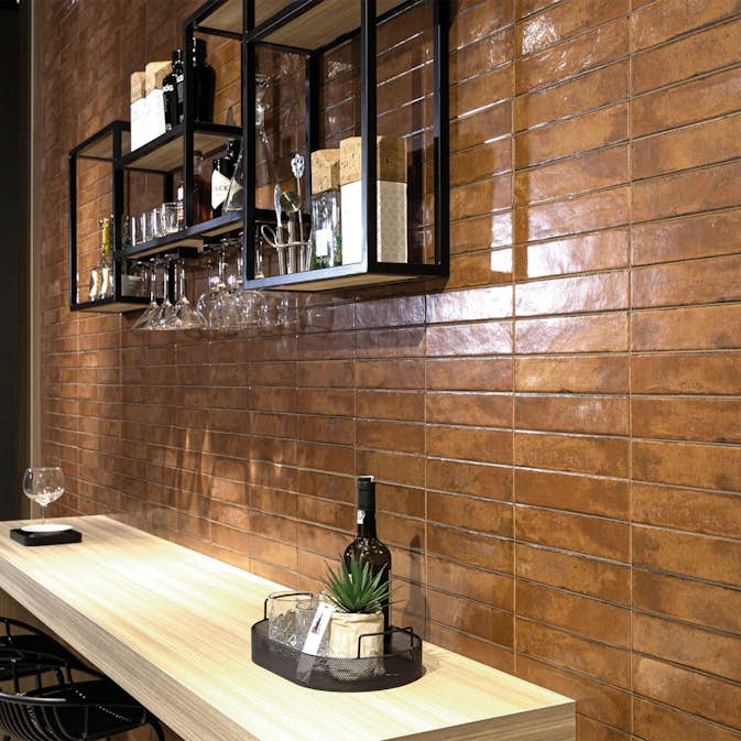 Kakel Arredo Raku Terracota 6x27 cm