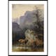 Poster Gallerix Hirsch Und Tier An Der Tränke By Friedrich Gauermann