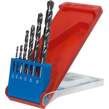 Borr KWB HSS Silver Star 2-8 mm i Låda 6-delar