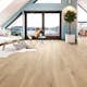 Laminatgolv Nordic Floor Plank Longboard Ek Vit 1-Stav