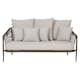Loungesoffa Utomhus ENVY DESIGN Harvey i Aluminium/Rotting/Polyester med Dyna