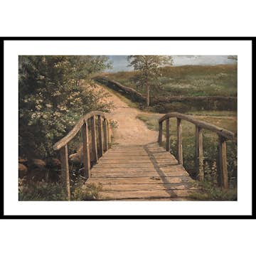 Poster Gallerix Broen Over Kirkegårdsåen I Assens By Dankvart Dreyer