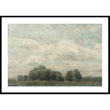 Poster Gallerix Lúka S košatými Stromami By Ľudovít Čordák