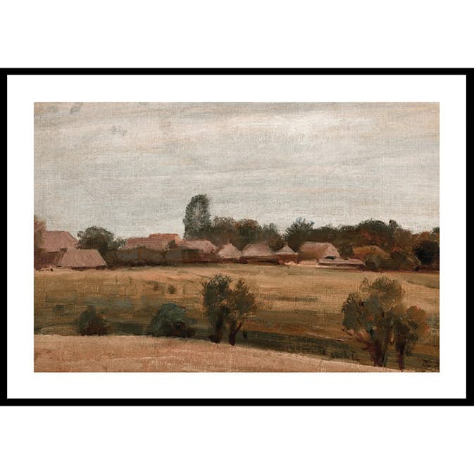 Poster Gallerix Village Near Krakow By Henryk Grabiński