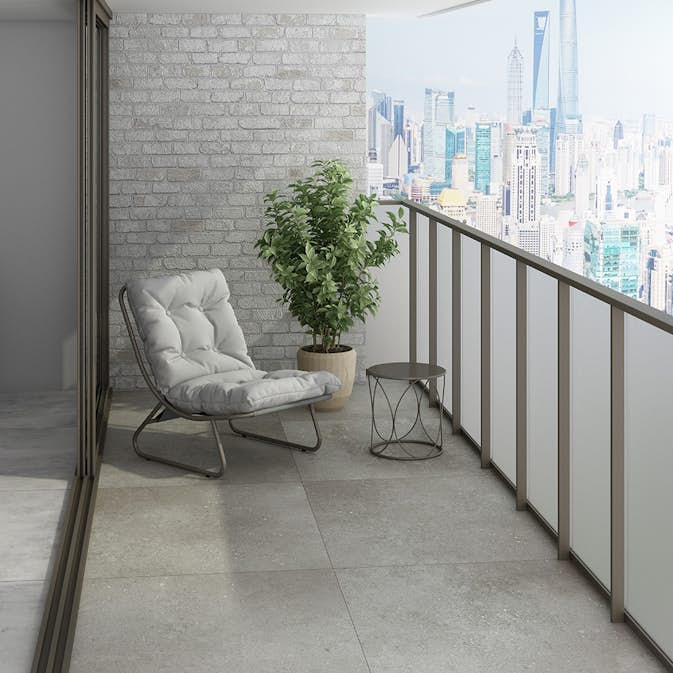 Klinker Netto Ceramika Hannover Grey Matt 60x60 cm