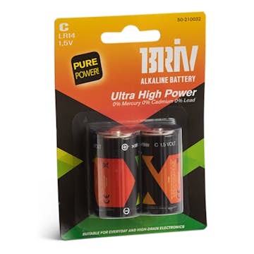 Batteri Briv LR14 C 2-Pack
